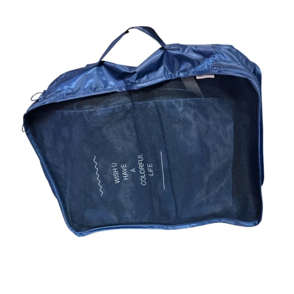 Amazon Blue Travel Storage Set NWT